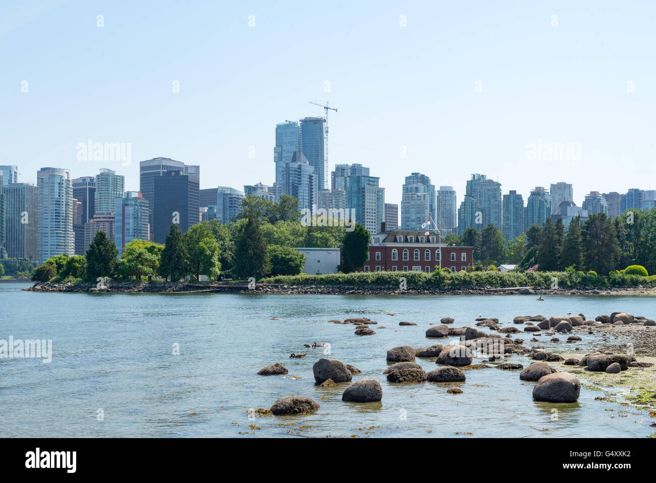 Canada, British Columbia, Vancouver, A bit of nature in the city of Vancouver Stock Photo