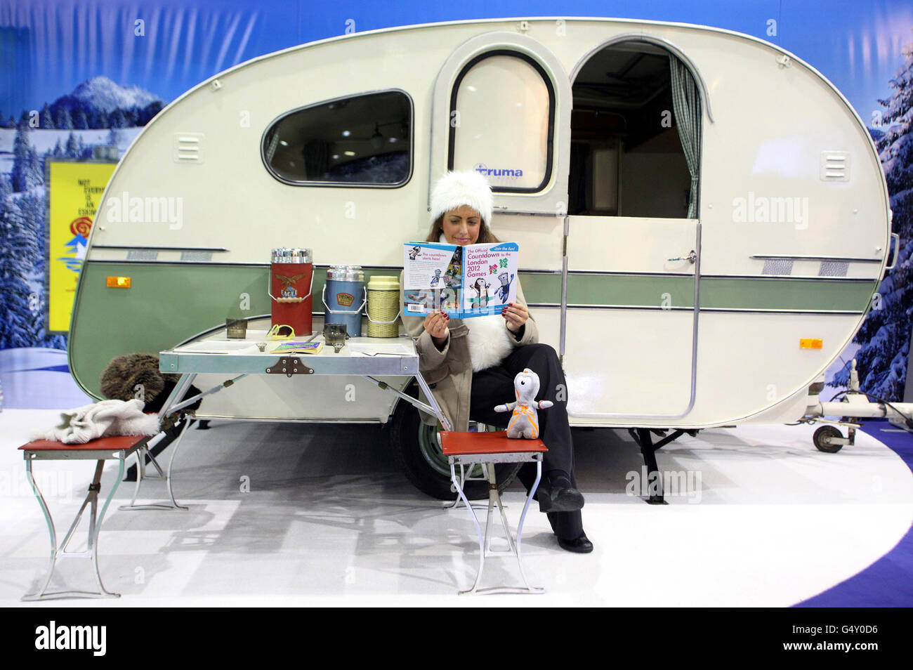 Motorhome, Caravan & Camping Show Stock Photo Alamy