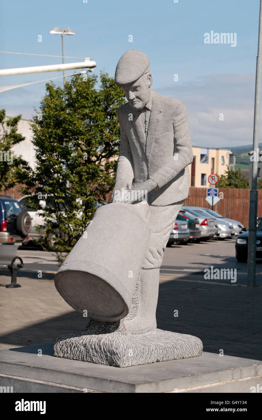'Daily Balance' sculpture by Patrick Barry in Dungarvan, Co. Waterford, Ireland (Eire). Stock Photo