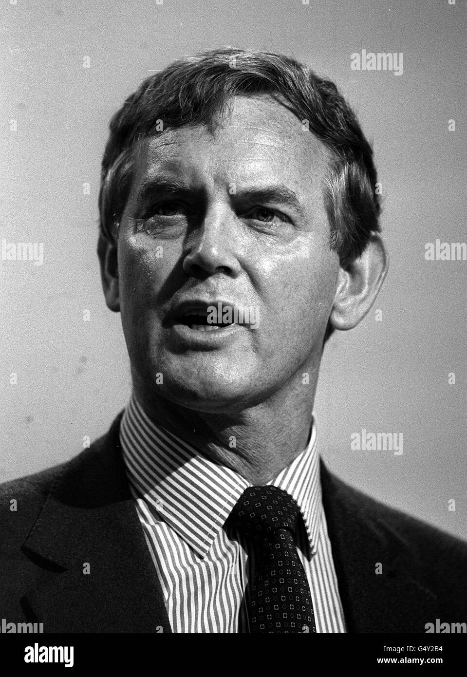 John Moore. John Moore, the Secretary of State for Transport. Stock Photo