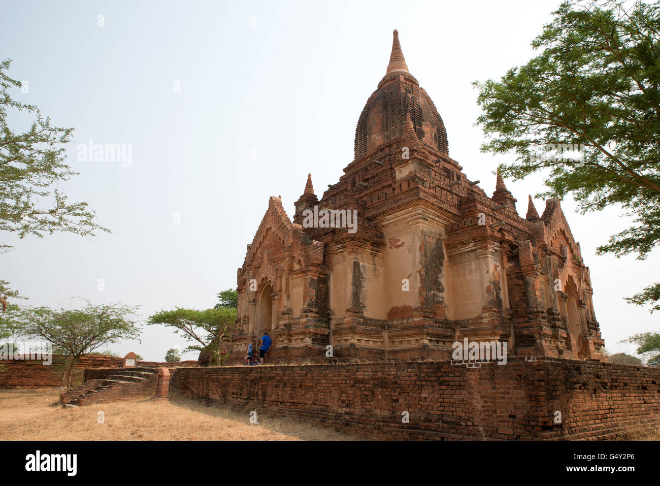 Thambula Pagoda (Paya), Old Bagan Archeological Zone, Mandalay Region, Myanmar Stock Photo