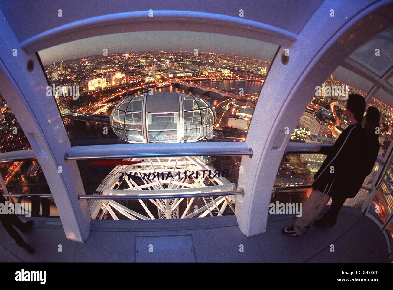 London eye gondola hi-res stock photography and images - Alamy