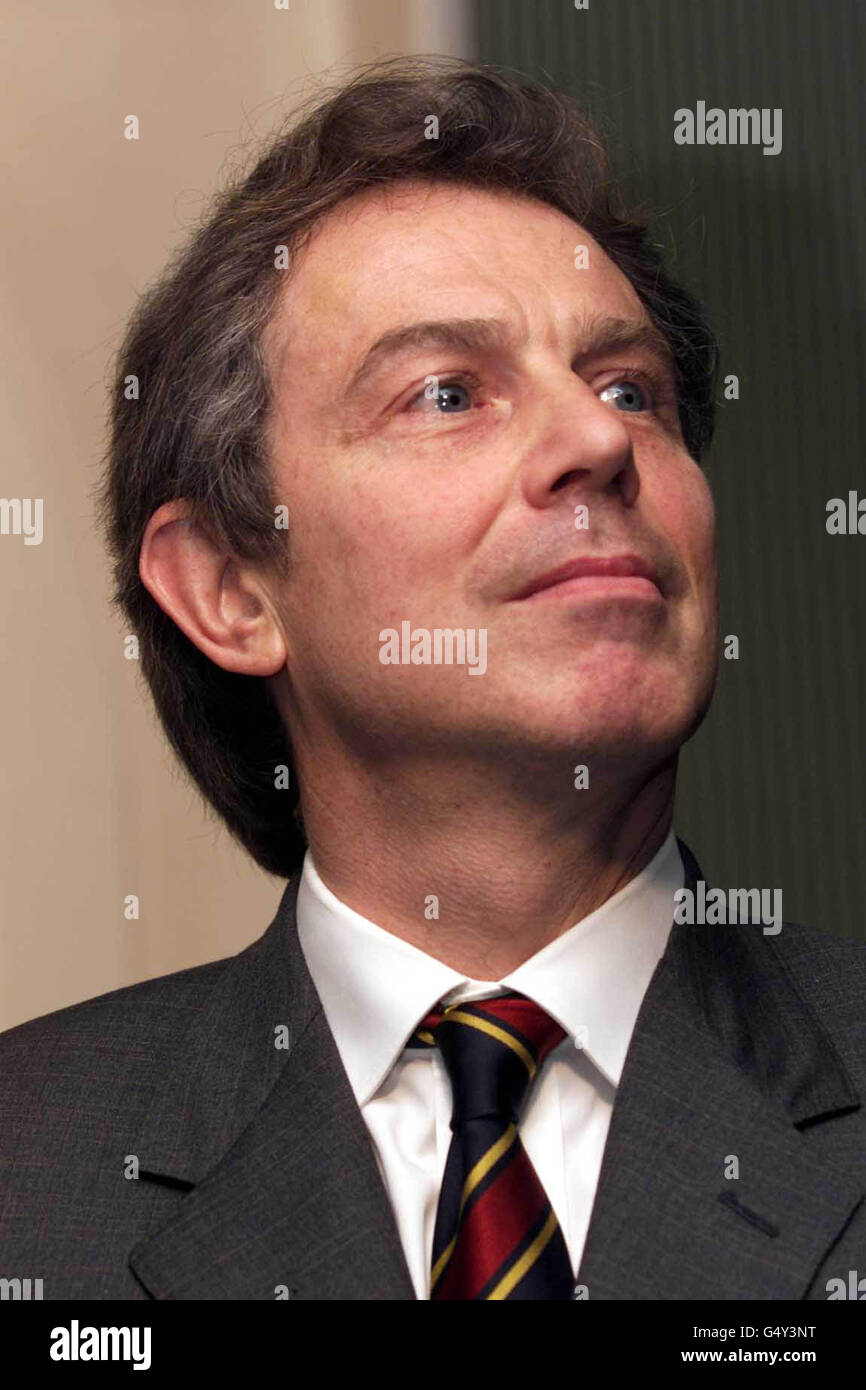 NI crisis Tony Blair Stock Photo - Alamy