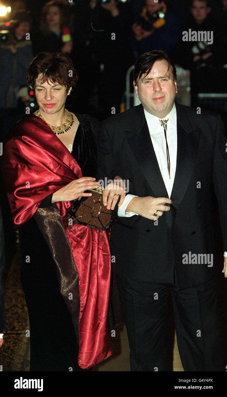 Timothy Spall and his wife Shane arriving at the Evening Standard ...