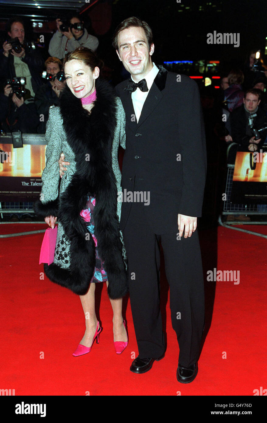 'This Life' actor Jack Davenport arrives at the premiere the film 'The Talented Mr Ripley', in Leicester Square, London. Stock Photo