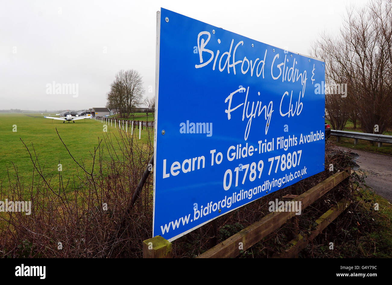Bidford Gliding & Flying Club. General view of entrance to Bidford
