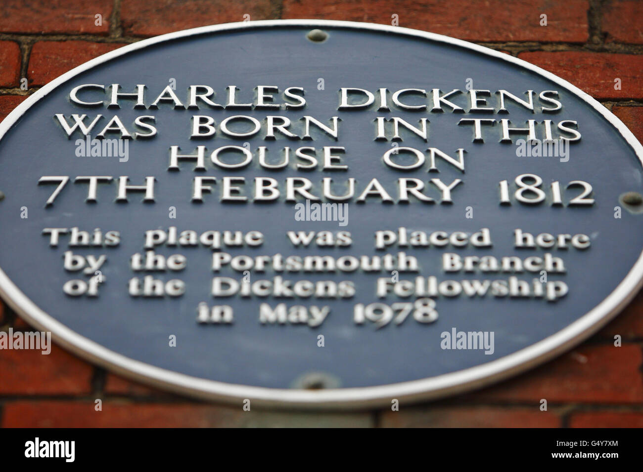 200th anniversary of the birth of Dickens Stock Photo