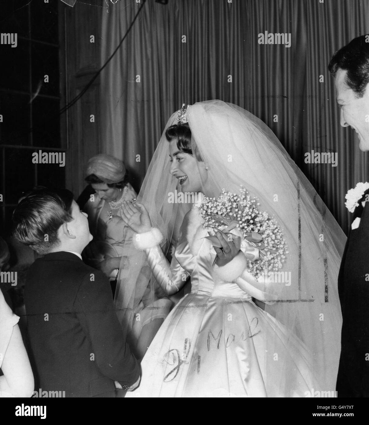 Royalty - Lady Pamela Mountbatten Wedding - Romsey Abbey, Hampshire Stock  Photo - Alamy, image size:1207x1390