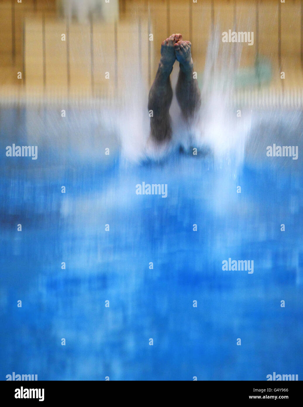 The quays swimming and diving centre hires stock photography and