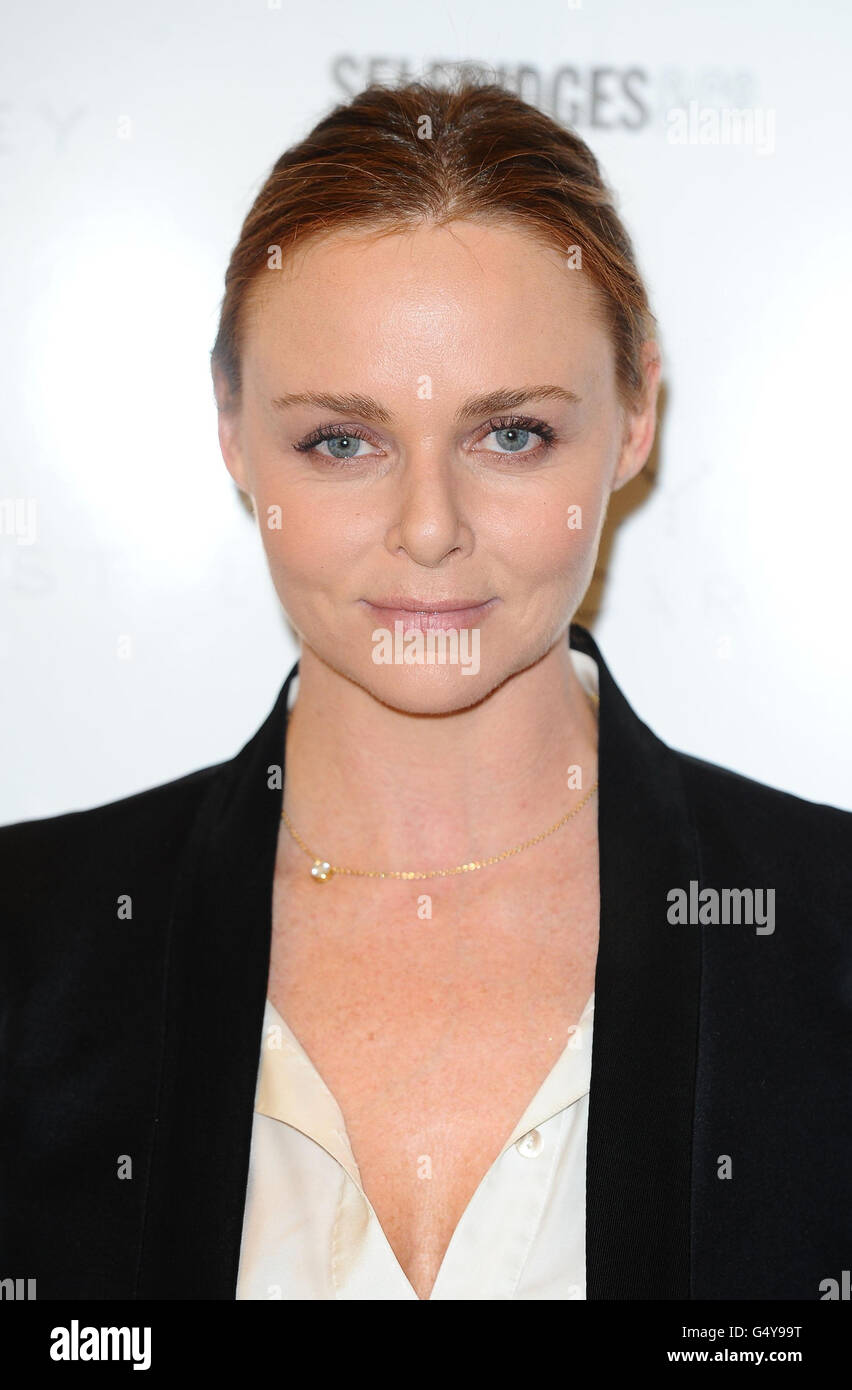 Stella McCartney launches her new perfume L.I.L.Y at Selfridges in London. Stock Photo
