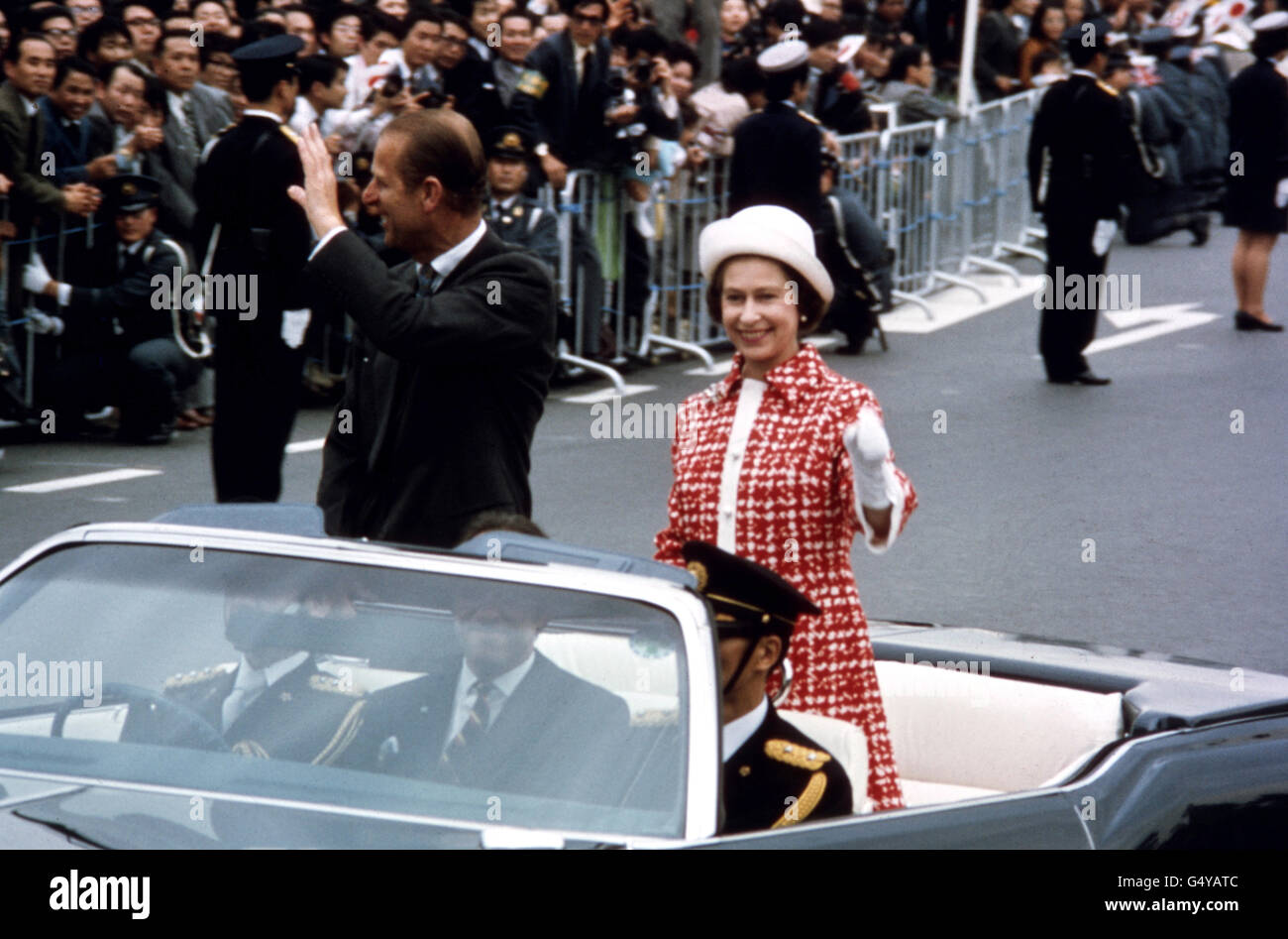 Royalty Queen Elizabeth II State Visit to Japan Stock Photo Alamy