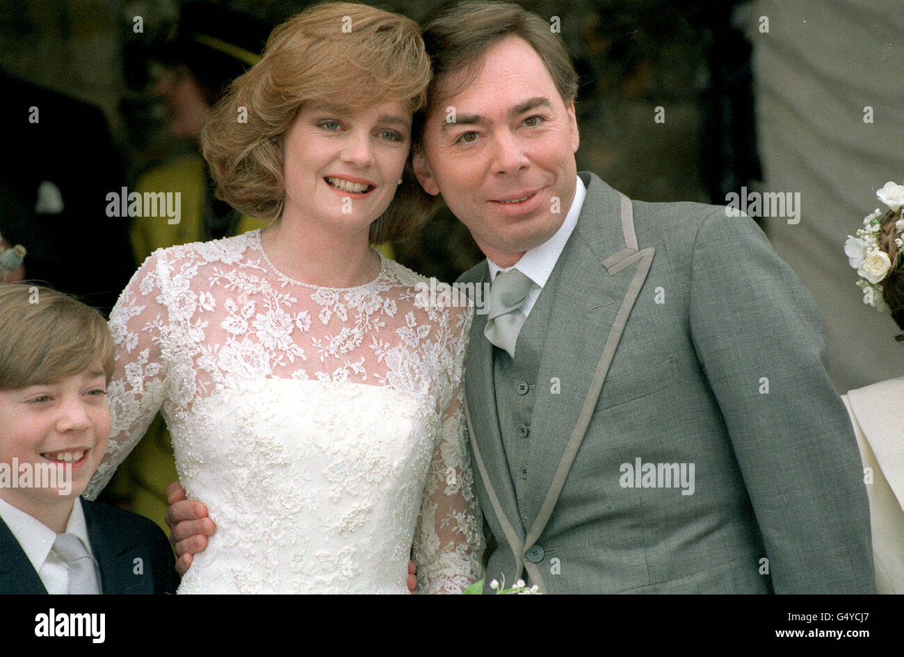 Andrew Lloyd Webber wedding Stock Photo - Alamy