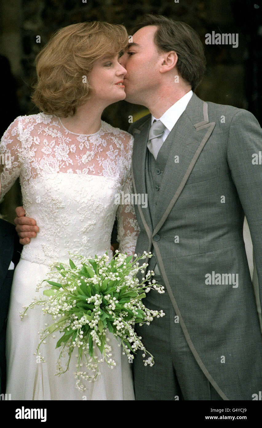 Andrew Lloyd Webber wedding Stock Photo - Alamy