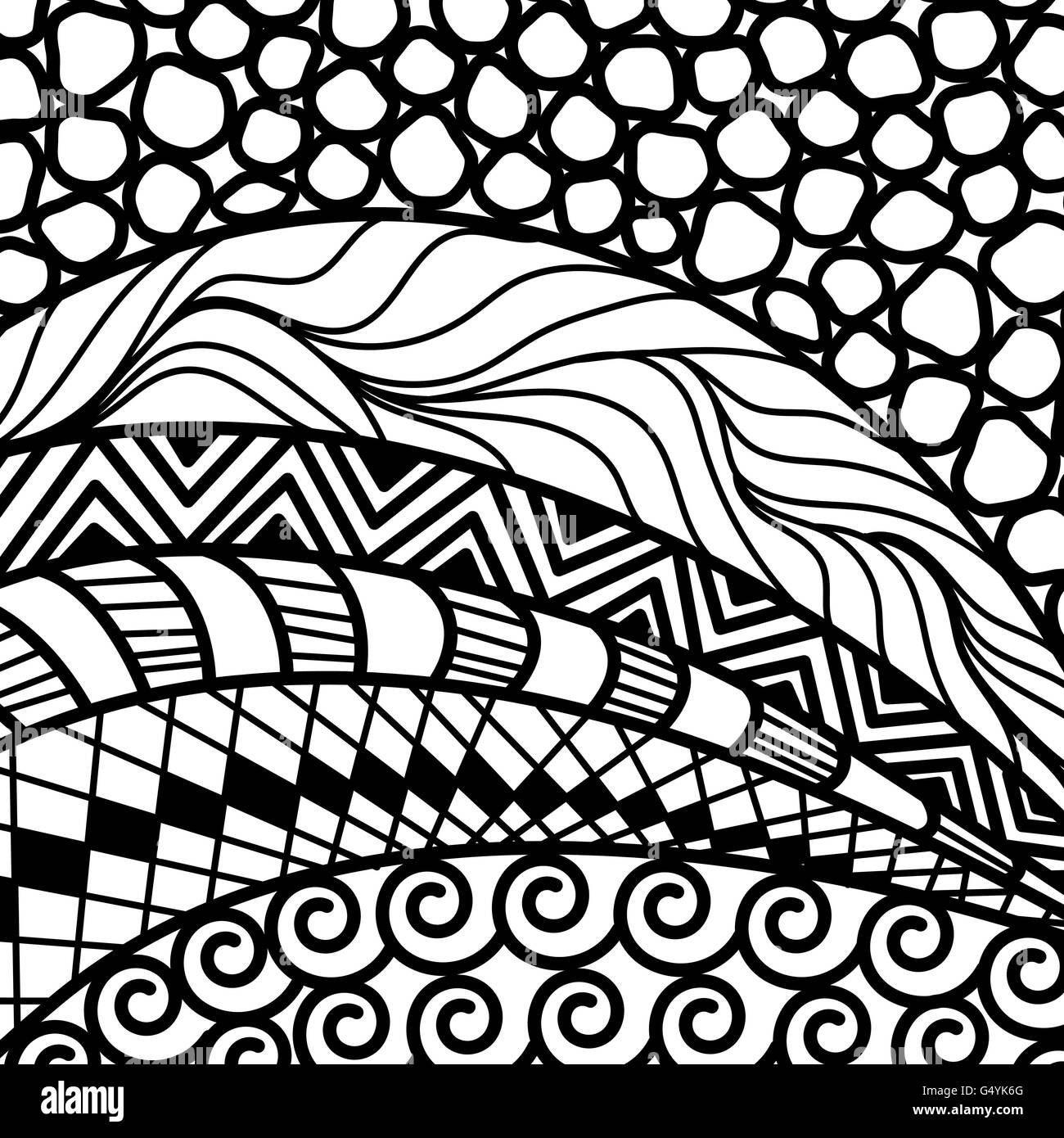 Artistically ethnic pattern Stock Vector Image & Art - Alamy