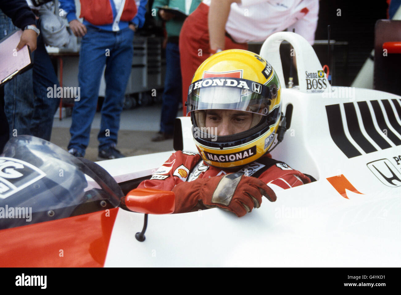 Ayrton senna mclaren hi-res stock photography and images - Alamy