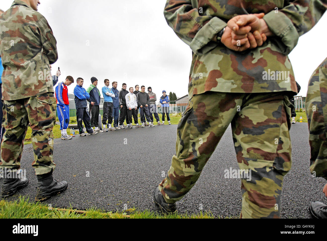 Boxing - Ireland Olympic Boxing Training Session - Curragh Army Camp Stock Photo