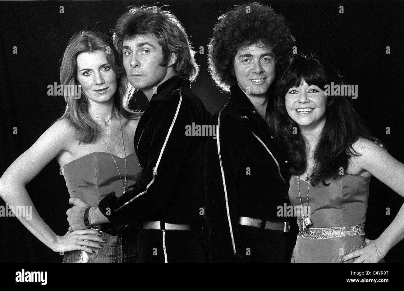 PA Photo An undated library file picture of pop band Guys n Dolls. Left to right Julie Forsyth