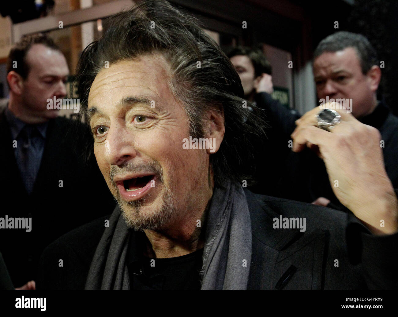 Al Pacino attends the Jameson Dublin film festival showing of Wilde Salome at the Savoy Cinema. Stock Photo