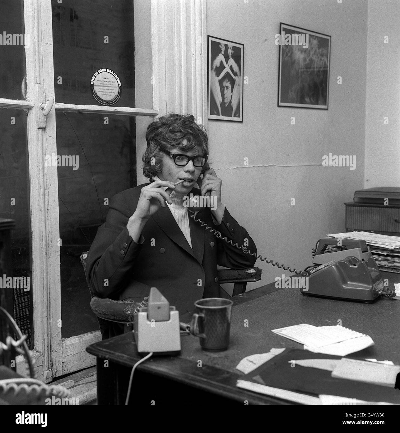 Richard Branson 1969 Stock Photo Alamy