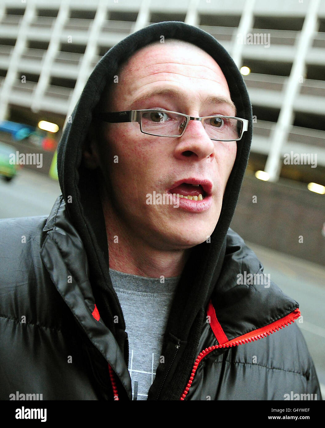 Wayne Bishop 34 Arrives At Nottingham Crown Court Where He Was