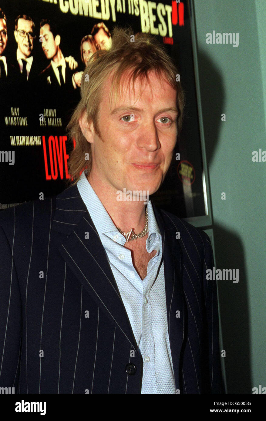 Welsh actor Rhys Ifans, who stars in the film, arriving for the world premiere of 'Love, Honour & Obey', at the Camden Odeon cinema in west London. Stock Photo