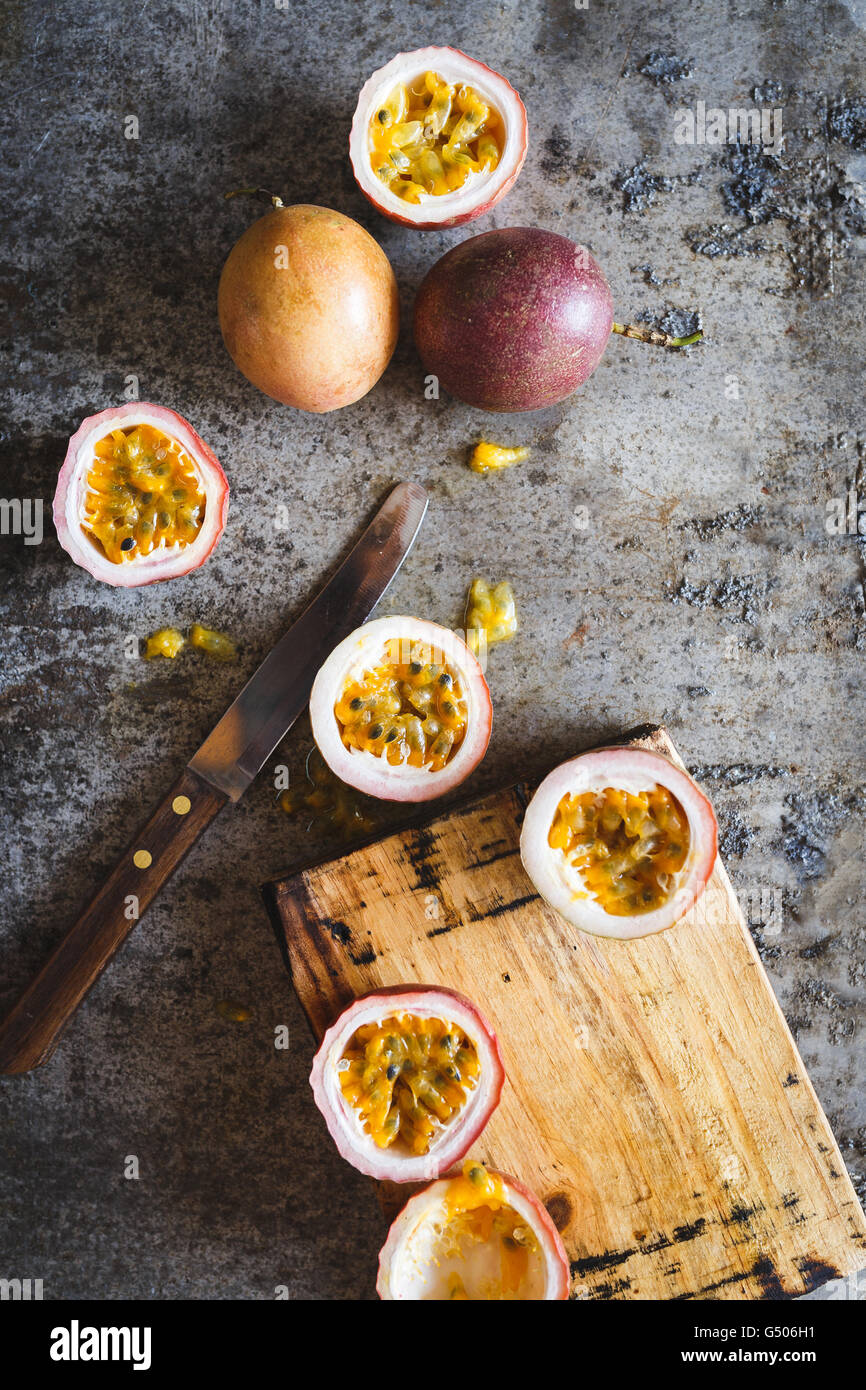 Passion fruits hi-res stock photography and images - Alamy