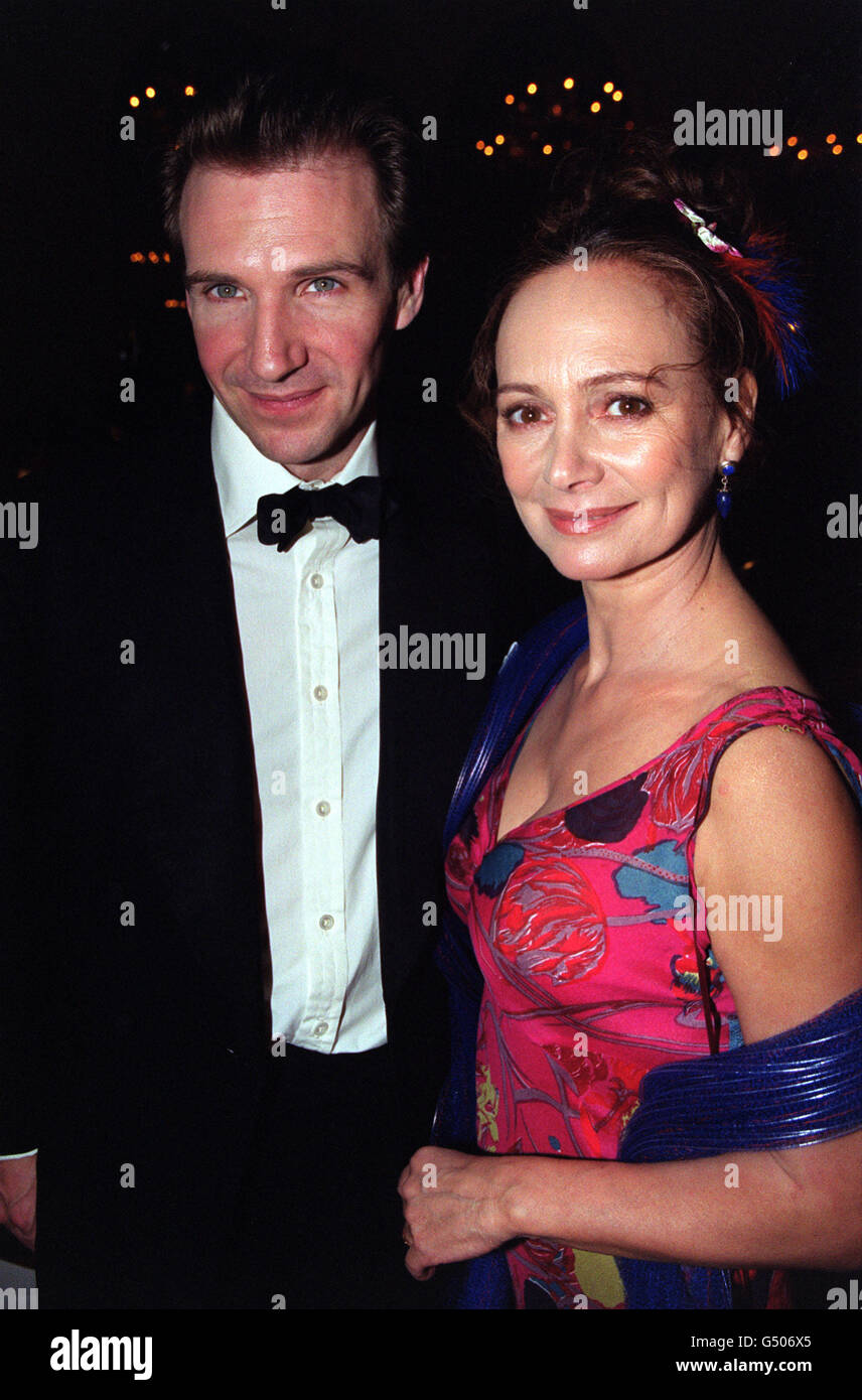 BAFTA party Fiennes Stock Photo Alamy