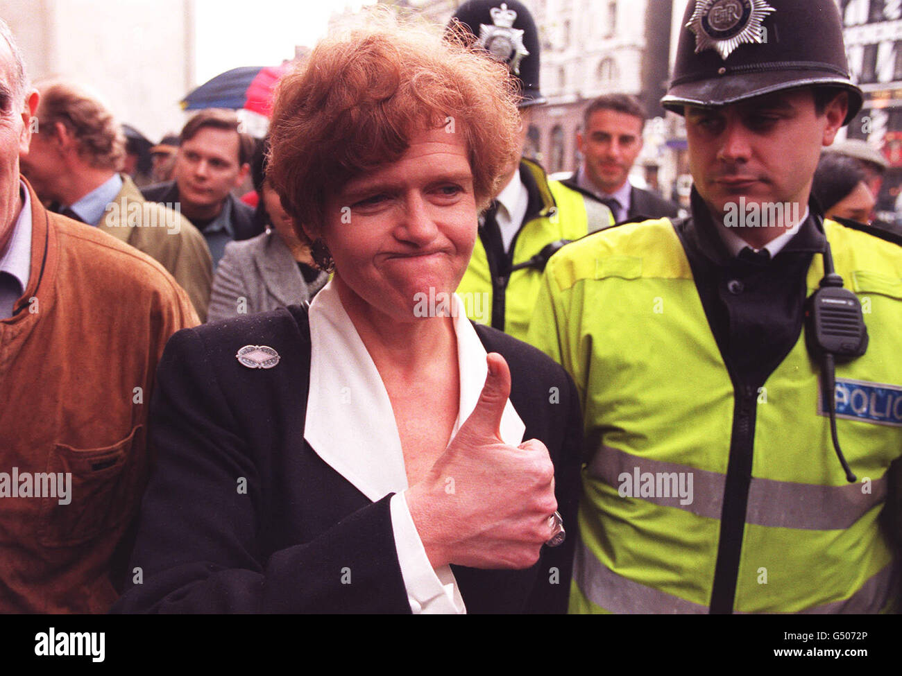 American academic Deborah Lipstadt outside the High Court. Historian David Irving was facing ruin after a High Court judge rejected his libel action and branded him a Holocaust denier. * The 62-year-old author had sued the academic and publishers Penguin over her 1994 book, Denying the Holocaust: The Growing Assault on Truth and Memory. Stock Photo