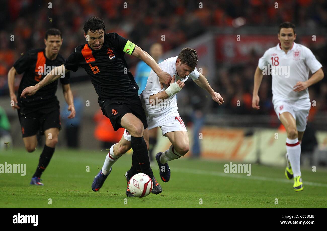 Soccer - International Friendly - England v Netherlands - Wembley Stadium Stock Photo