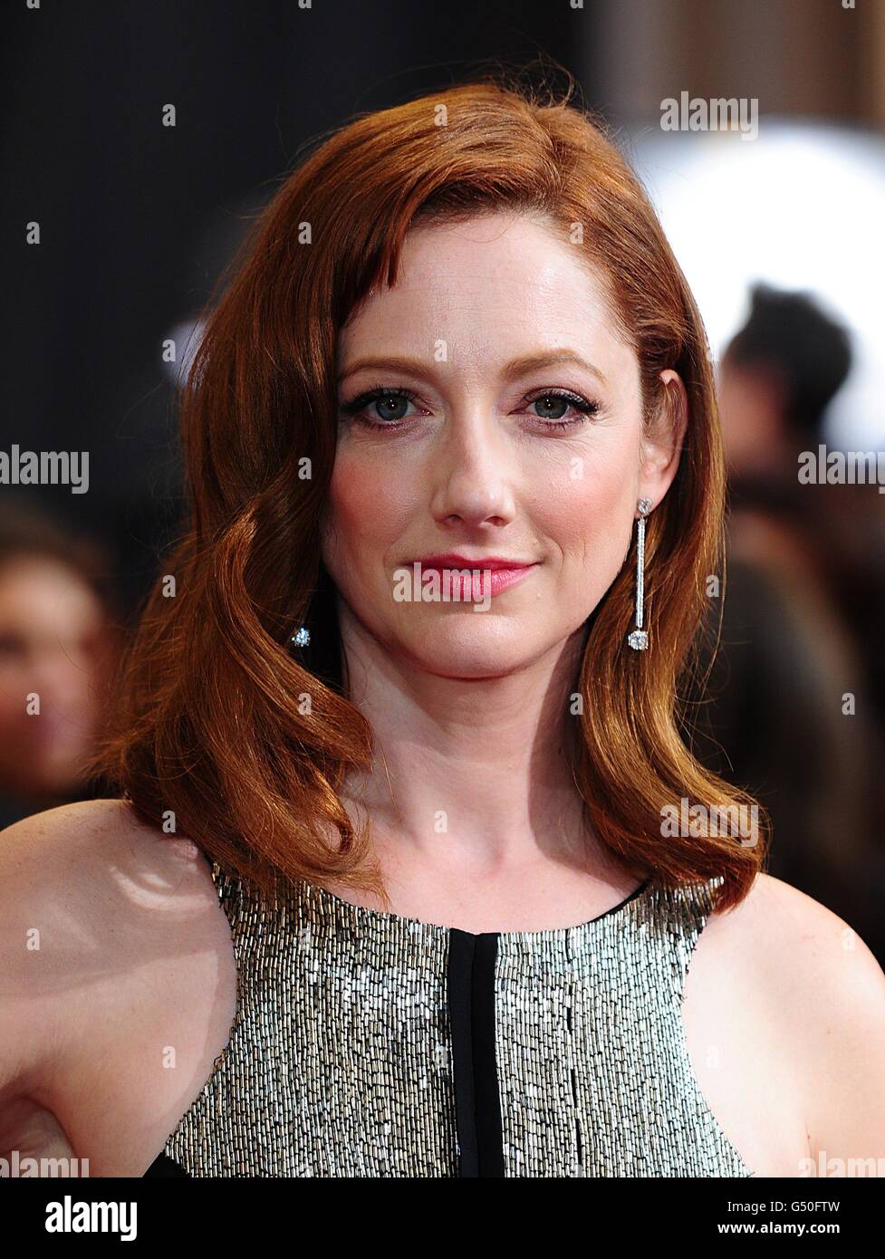 Judy Greer arriving at the 84th Annual Academy Awards, held at the Kodak Theatre in Los Angeles, CA, USA on February 26, 2012. () Stock Photo