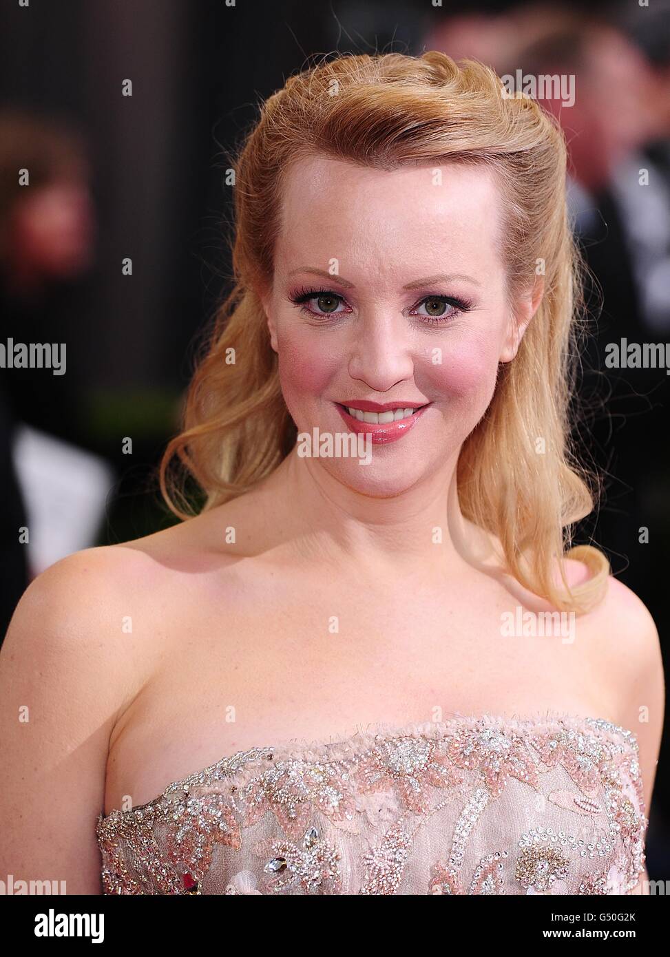 Wendi McLendon-Covey arriving at the 84th Annual Academy Awards, held at the Kodak Theatre in Los Angeles, CA, USA on February 26, 2012. () Stock Photo