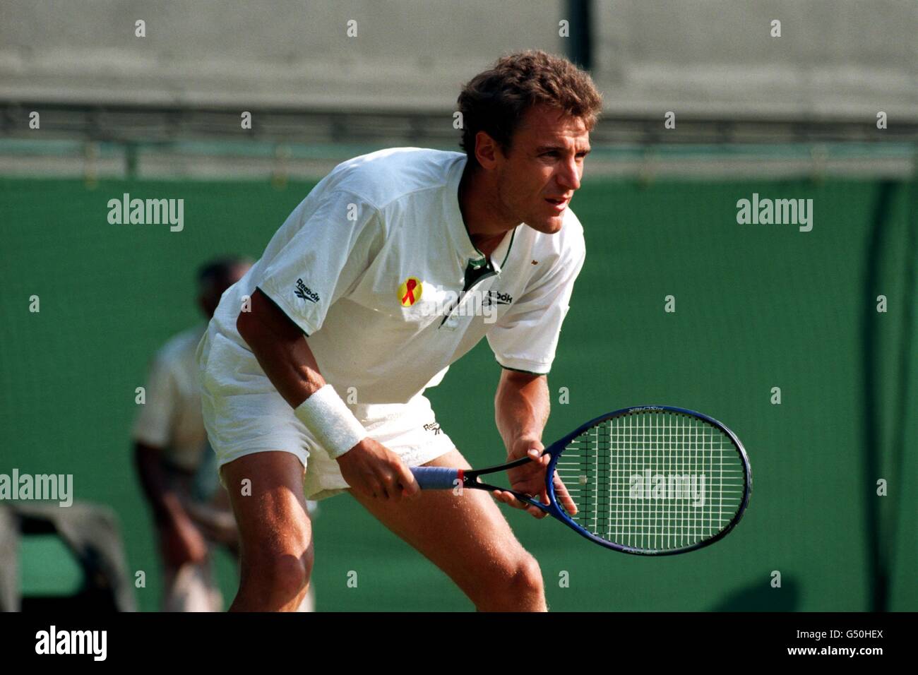 WIMBLEDON TENNIS. MATS WILANDER Stock Photo Alamy