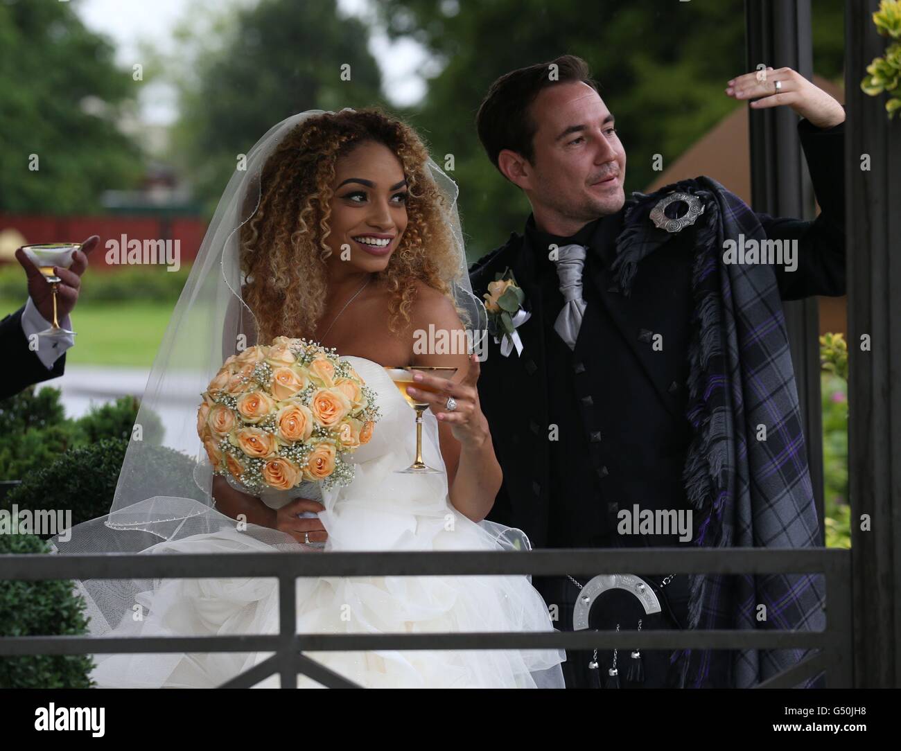 Martin compston tianna chanel flynn hi-res stock photography and images ...