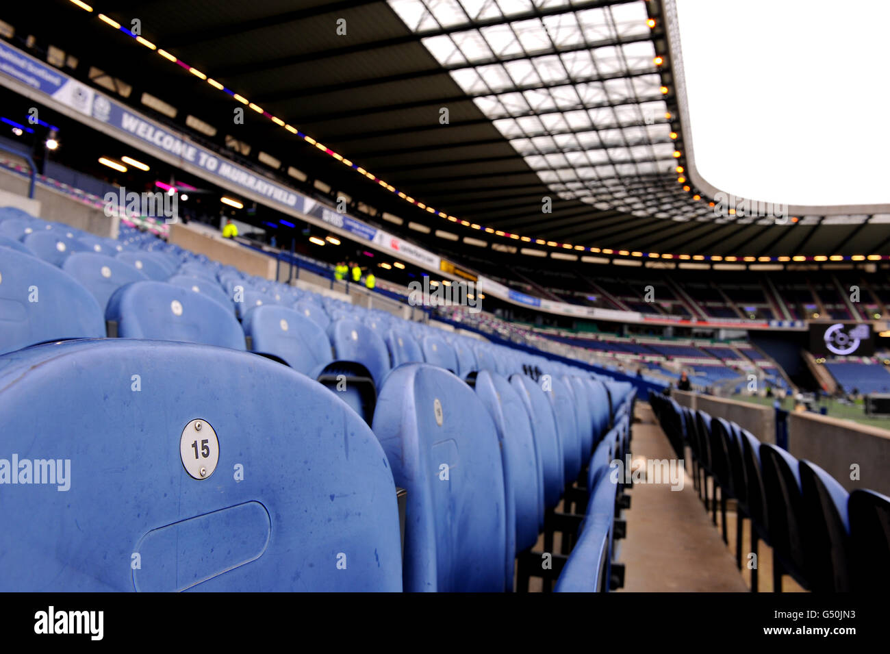 Seating murrayfield hi-res stock photography and images - Alamy