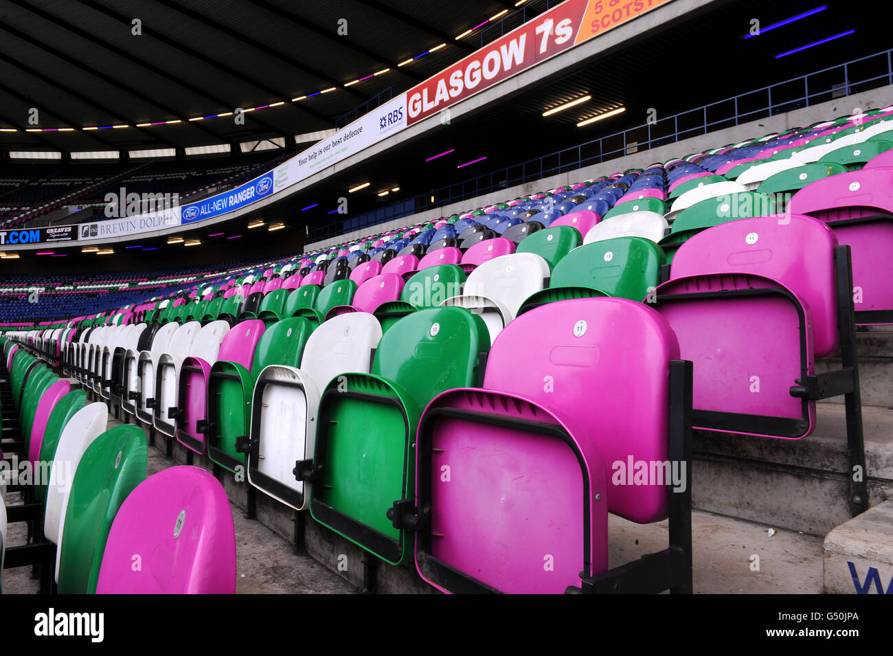 Seating murrayfield hi-res stock photography and images - Alamy