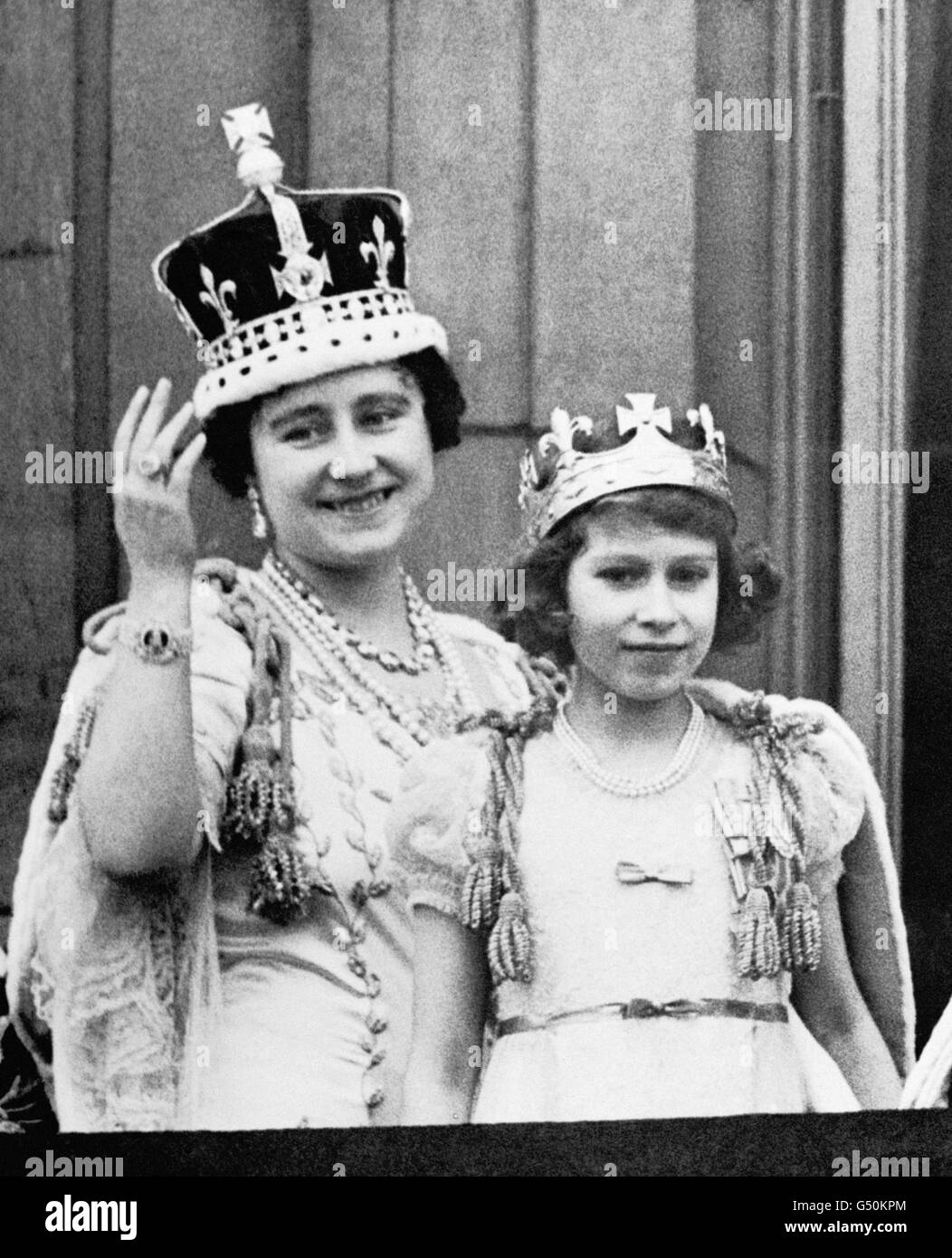 Royalty - Coronation of King George VI - London Stock Photo