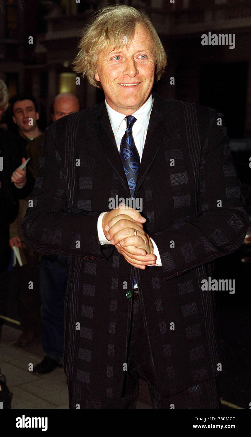 Dutch actor Rutger Hauer arriving for the Hallmark Entertainment Network UK launch, held at Claridge's Hotel, in Brook Street, London. Stock Photo