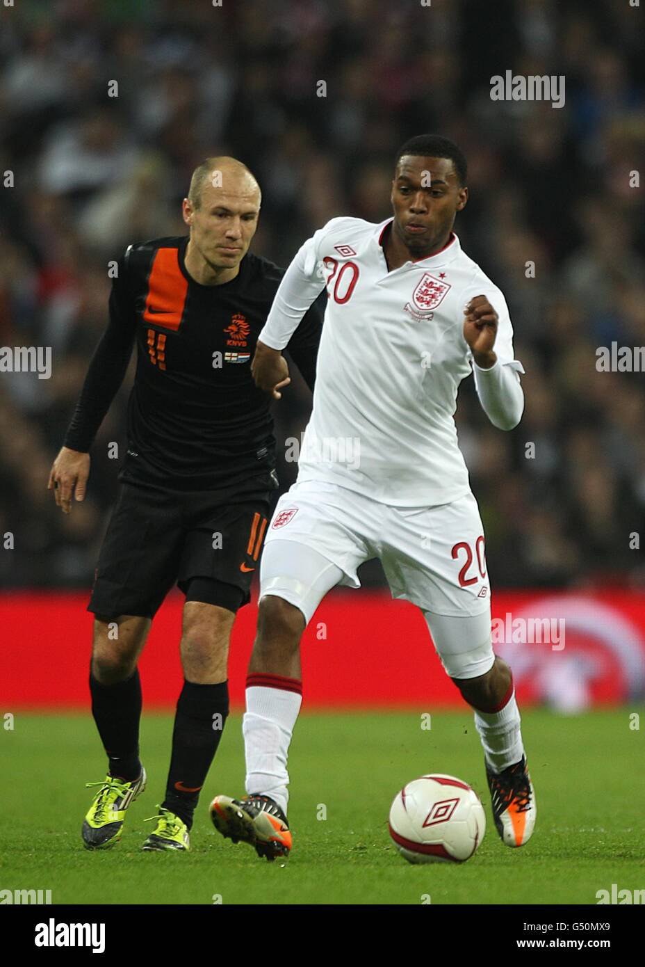 Soccer - International Friendly - England v Netherlands - Wembley Stadium Stock Photo