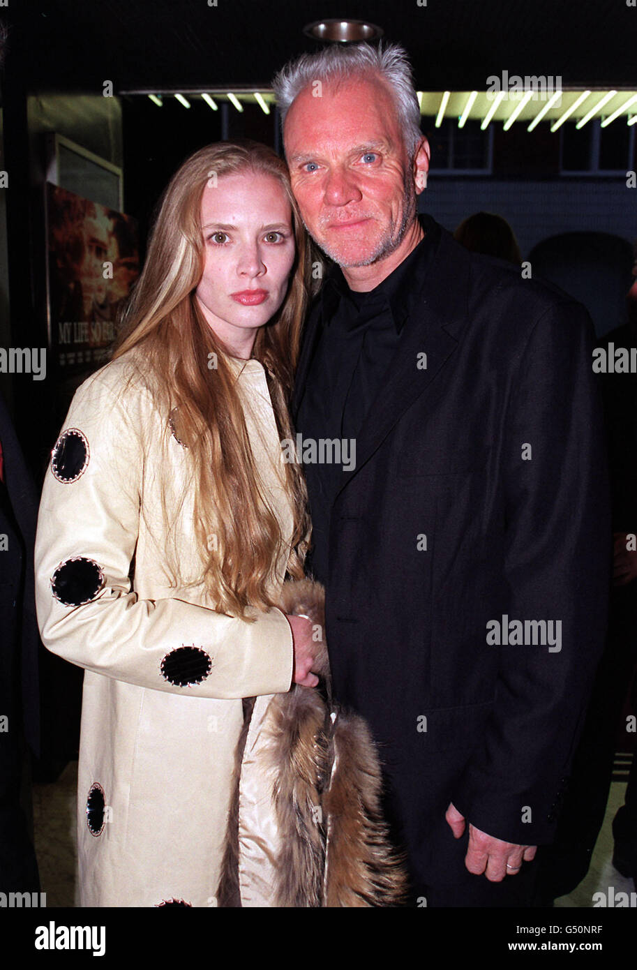 Actor Malcolm McDowell arriving for the British Charity Premiere of 'My Life So Far' at the ABC Shaftesbury Avenute in London. Stock Photo