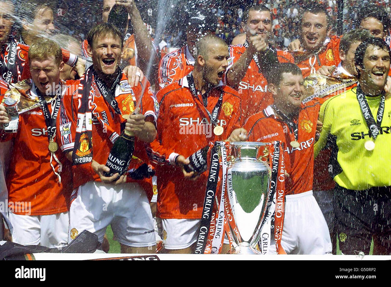Man U v Spurs champions trophy Stock Photo - Alamy