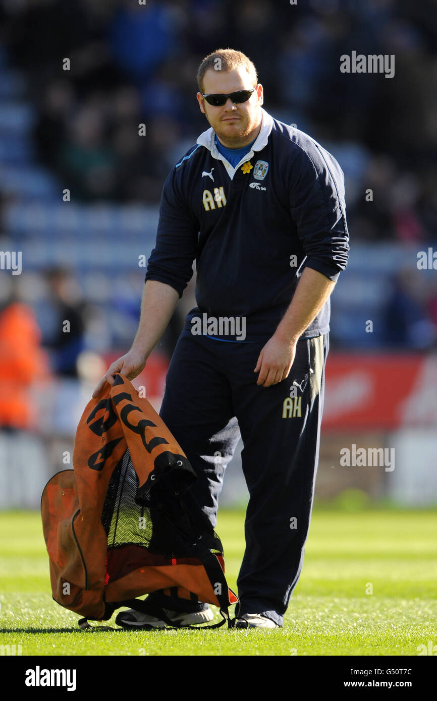 Soccer - npower Football League Championship - Leicester City v Coventry City - The King Power Stadium. Andy Harvey, Coventry City training ground operations manager Stock Photo