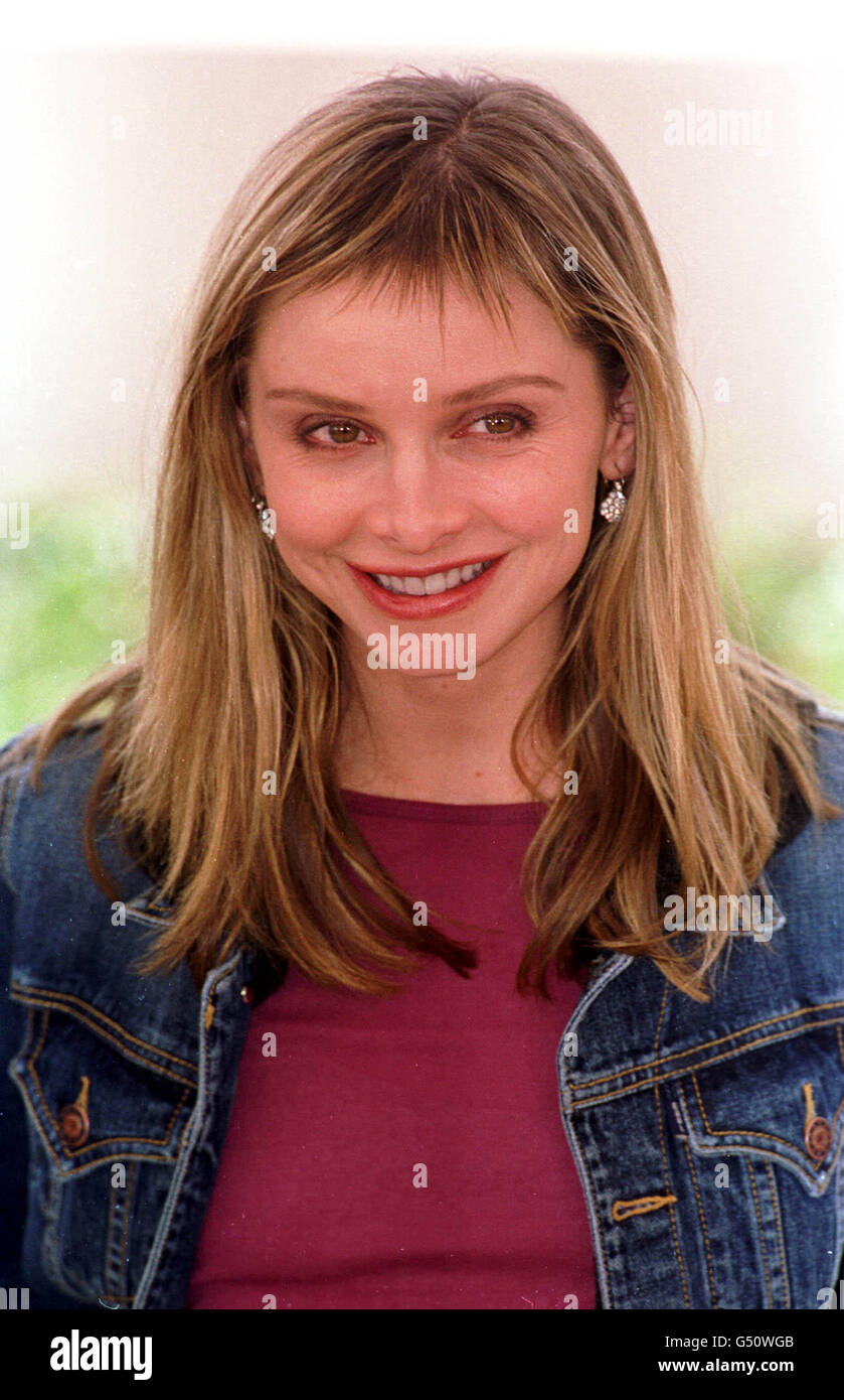 Cannes Calista Flockhart Stock Photo 106355547 Alamy