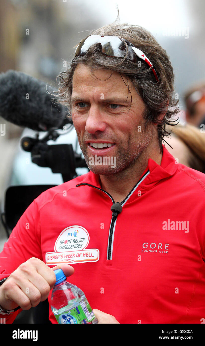 Comedian John arrives in Greenwich on his first official stop in