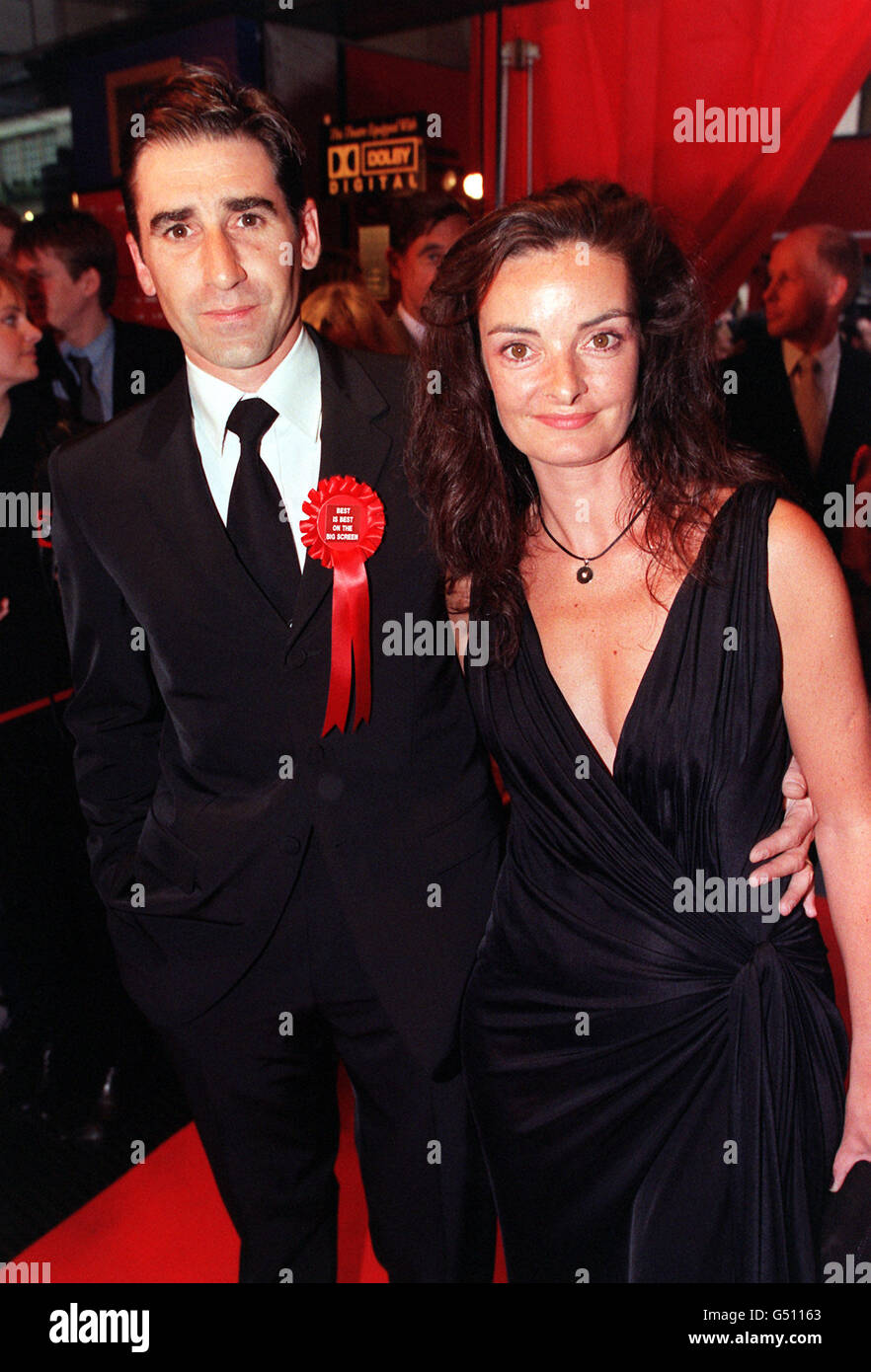 'Best' film John Lynch & wife Stock Photo
