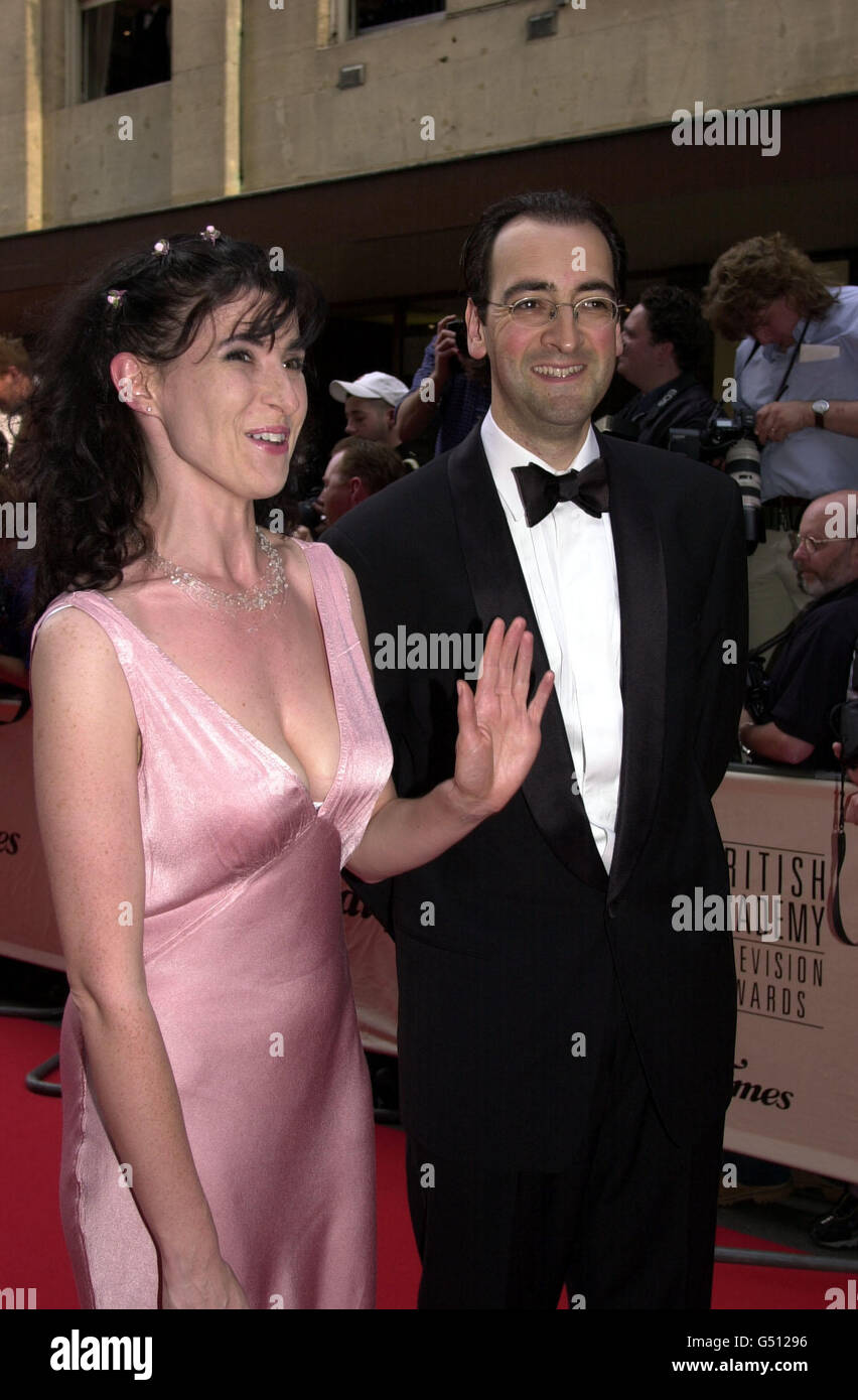 Television impressionist Alistair McGowan and comedienne Ronni Ancona  arrive at the British Academy TV Awards (BAFTA's) in London Stock Photo -  Alamy