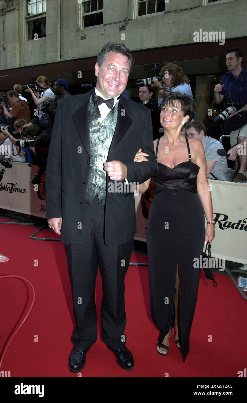Landscape gardener Tommy Walsh and wife Marie who presents television's Ground Force, arrives at the British Academy TV Awards (BAFTA's) in London. Stock Photo