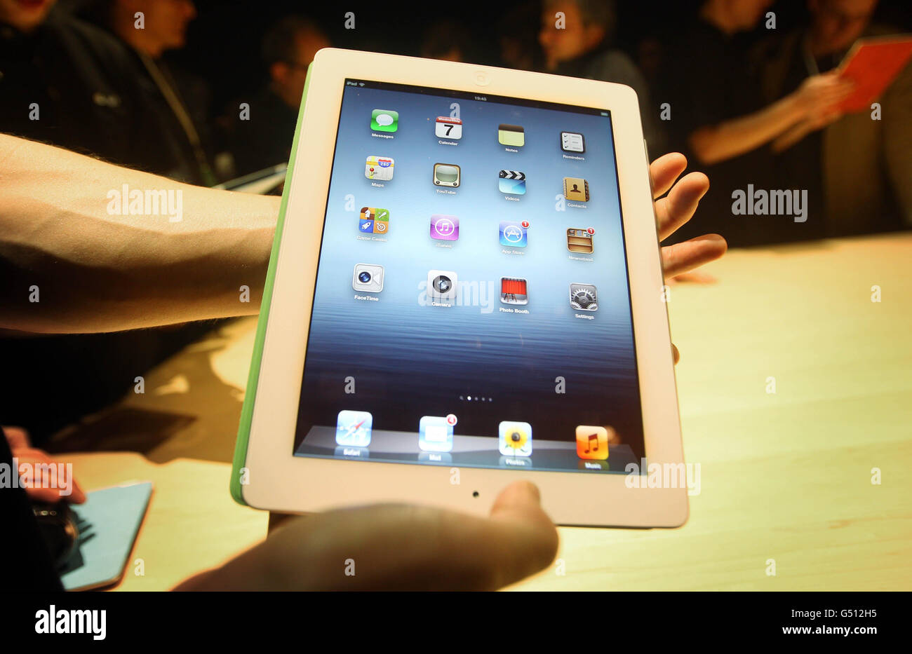 The new Apple iPad is unveiled at a launch party at Kings Place, London ...