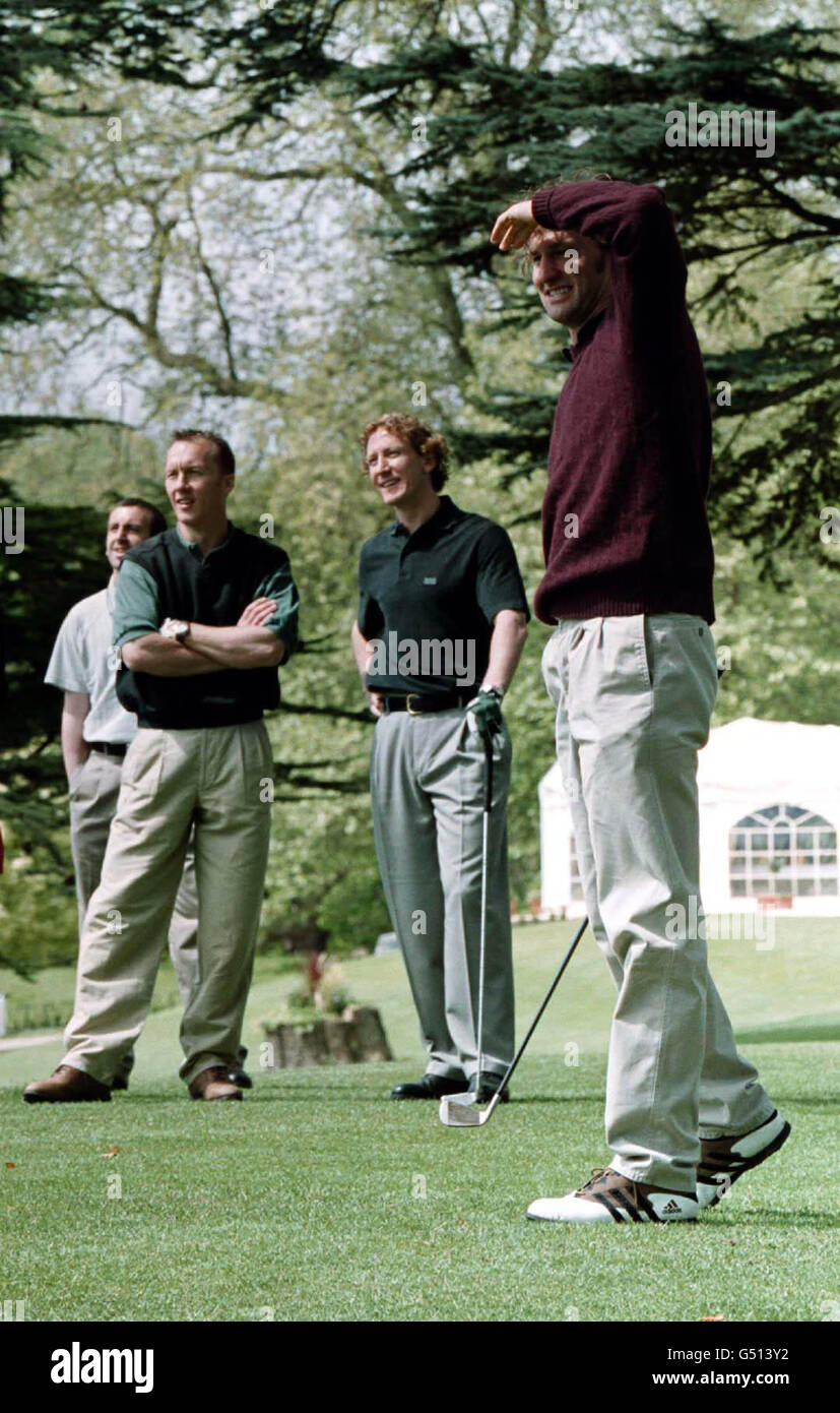 Showbiz golf Arsenal Stock Photo