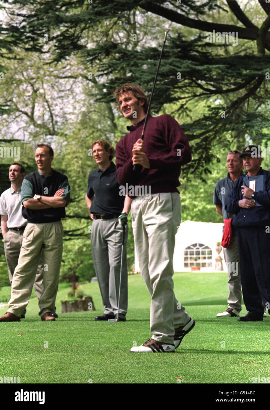 Arsenal captain Tony Adams at a celebrity-am golf tournament at Brocket Hall, Hertfordshire, in aid of the Willow Foundation. Stock Photo