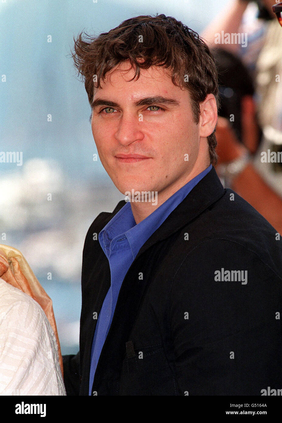 American actor Joaquin Phoenix, brother of the late actor River Phoenix, at the premiere of his latest film 'The Yards', at the Cannes Film Festival, France. Stock Photo